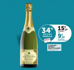 Bi1 HENRY DE VALBERT Champagne offre