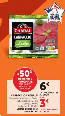Bi1 CHARAL CARPACCIO offre