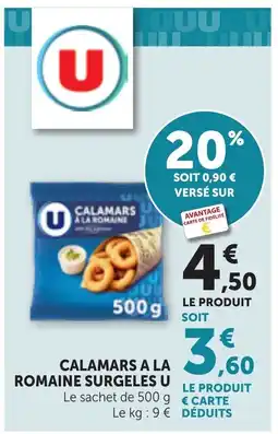 Bi1 U CALAMARS A LA ROMAINE offre