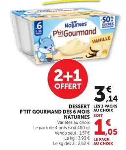 Bi1 Naturnes P'tit Gourmand offre