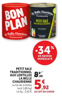 Bi1 La Belle Chaurienne Petit Sale aux lentilles offre