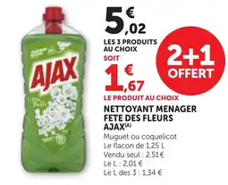 Bi1 AJAX NETTOYANT MENAGER offre