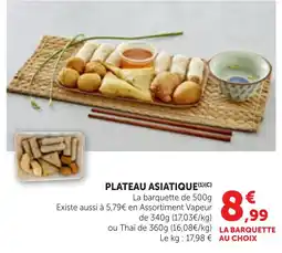 Bi1 PLATEAU ASIATIQUE offre