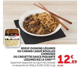 Bi1 LE CHEF BOEUF OIGNONS LÉGUMES offre
