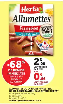 Bi1 Herta Allumettes offre