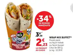 Bi1 Mix Wraps trip POULET PANÉ offre