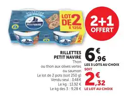 Bi1 Rillettes Petit Navire offre