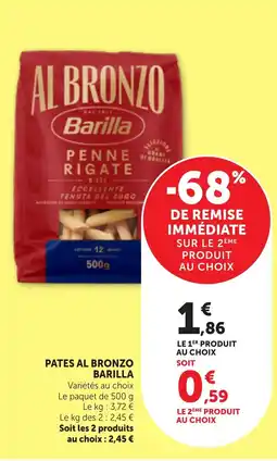 Bi1 Barilla Pates Al Bronzo offre