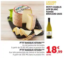 Bi1 P'TIT BASQUE ISTARA offre