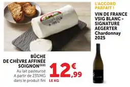 Bi1 SOIGNON BÛCHE DE CHÈVRE AFFINÉE offre
