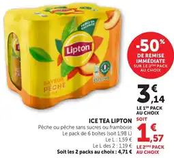Bi1 Lipton Ice Tea offre