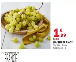 Bi1 RAISIN BLANC offre