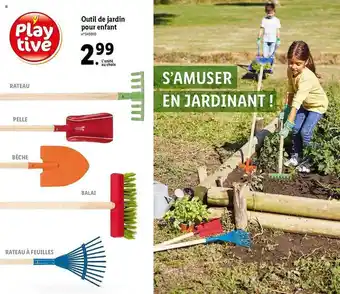 Lidl Outil De Jardin Pour Enfant offre
