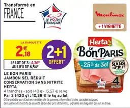Intermarché Hyper Herta Le Bon Paris offre