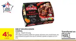 Intermarché Express CHARAL Bœuf Bourguignon offre