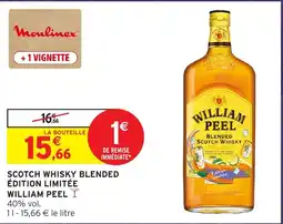 Intermarché Hyper William Peel Blended Scotch Whisky offre