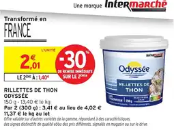 Intermarché Hyper Odyssée Rillettes de thon offre