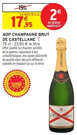 Intermarché Hyper deCastellane Champagne Brut offre