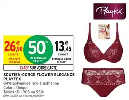 Intermarché Hyper Playtex Soutien-gorge Flower Elegance offre