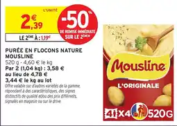 Intermarché Hyper Mousline Purée en flocons nature offre