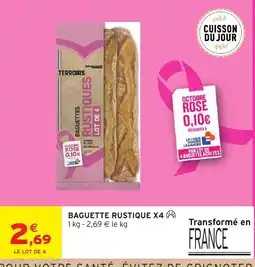 Intermarché Express Terroirs Baguettes Rustiques offre