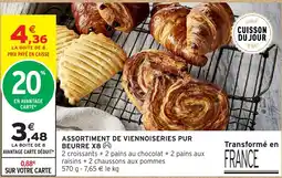 Intermarché Express ASSORTIMENT DE VIEINNOISERIES PUR BEURRE offre