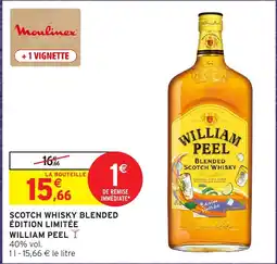 Intermarché Express William Peel Scotch Whisky Blended offre