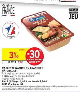 Intermarché Express Pâturages Raclette offre
