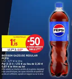 Intermarché Express PEPSI BOISSON GAZEUSE REGULAR offre