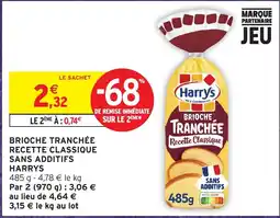Intermarché Hyper Harrys Brioche Tranchée offre