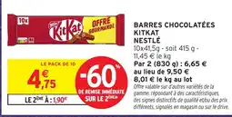Intermarché Hyper KitKat offre