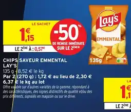 Intermarché Hyper Lay's Chips saveur emmental offre