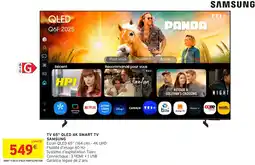 Intermarché Hyper SAMSUNG TV 65" QLED 4K SMART TV offre