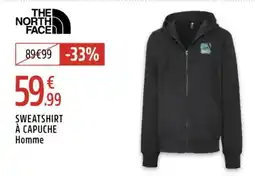 Intersport THE NORTH FACE SWEATSHIRT À CAPUCHE Homme offre