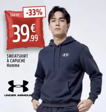UNDER ARMOUR SWEATSHIRT À CAPUCHE Homme