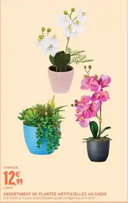 Intermarché ASSORTIMENT DE PLANTES ARTIFICIELLES offre