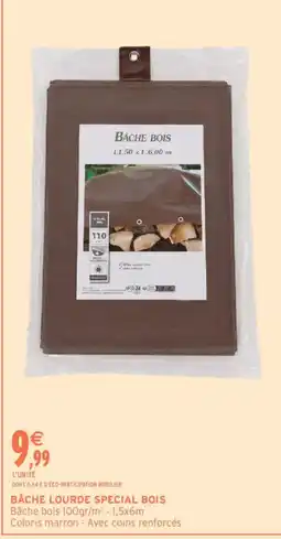 Intermarché Bâche lourde special bois offre