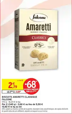 Intermarché FALCONE Amaretti Classique offre