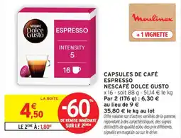 Intermarché Nescafé Dolce Gusto offre