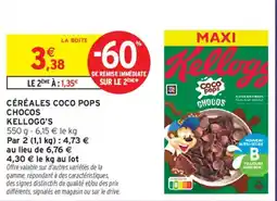 Intermarché Kellogg's Coco Pops Chocos offre