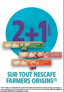 Intermarché Nescafe farmers origins offre