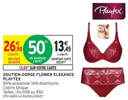 Intermarché Playtex Soutien-gorge Flower Elegance offre