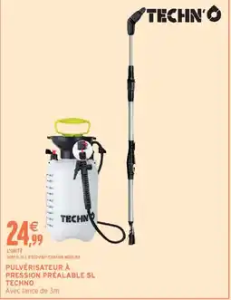 Intermarché TECHNO PULVÉRISATEUR À PRESSION PRÉALABLE 5L offre