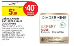 Intermarché DIADERMINE CRÈME EXPERT ANTI-RIDES JOUR offre
