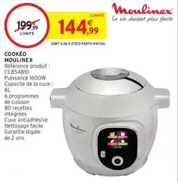 Intermarché Moulinex Cookéo offre