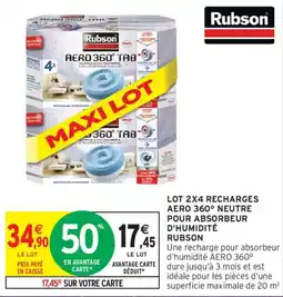 Intermarché Rubson Aero 360° Tab offre