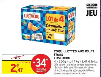 LUSTUCRU Coquillettes aux œufs frais
