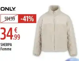 Intersport ONLY SHERPA Femme offre