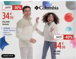 Intersport Columbia Polaire Homme offre