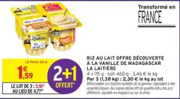 Intermarché La Laitière Riz au lait offre